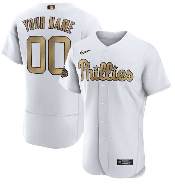 Customized Men's Philadelphia Phillies Active Player White 2022 All-Star Flex Base Stitched Jersey,We sell and wholesale Customized Men's Philadelphia Phillies Active Player White 2022 All-Star Flex Base Stitched Jersey on line form chian!